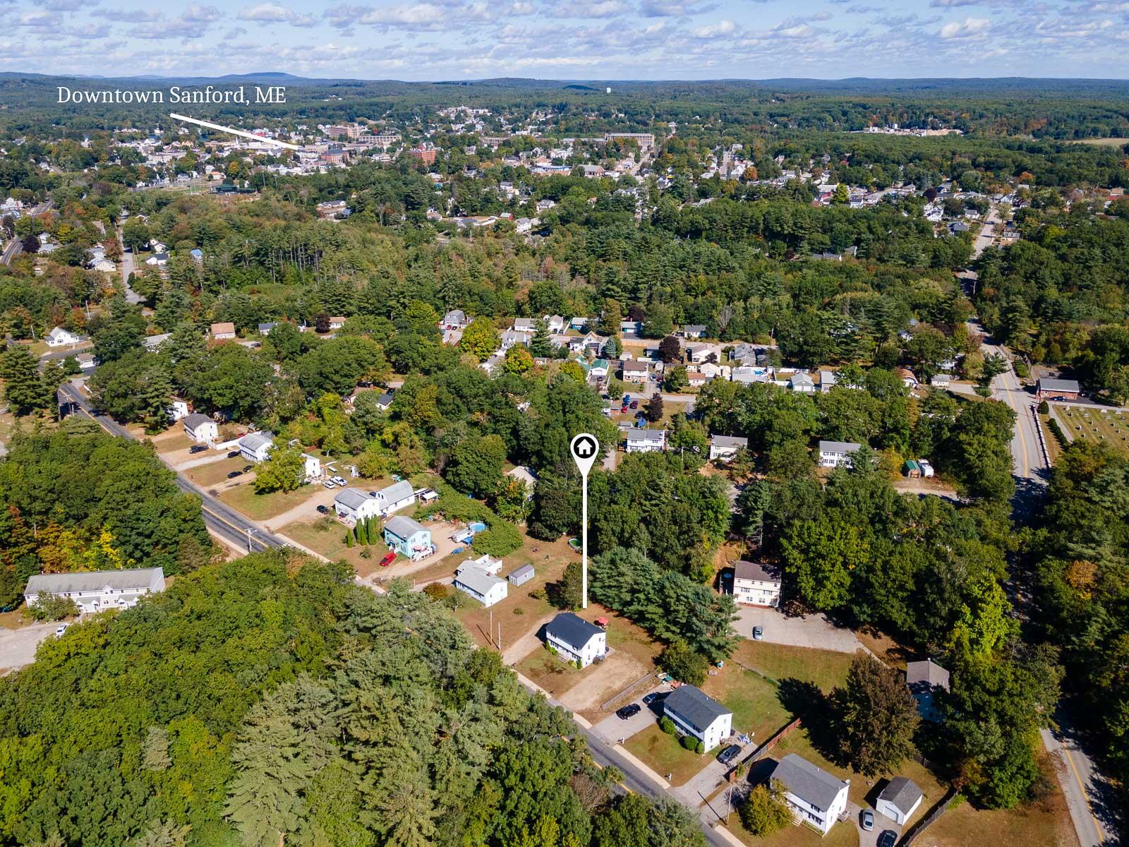 186 Twombley Road Sanford, ME 04073 - Photo 8 of 40 Aerial