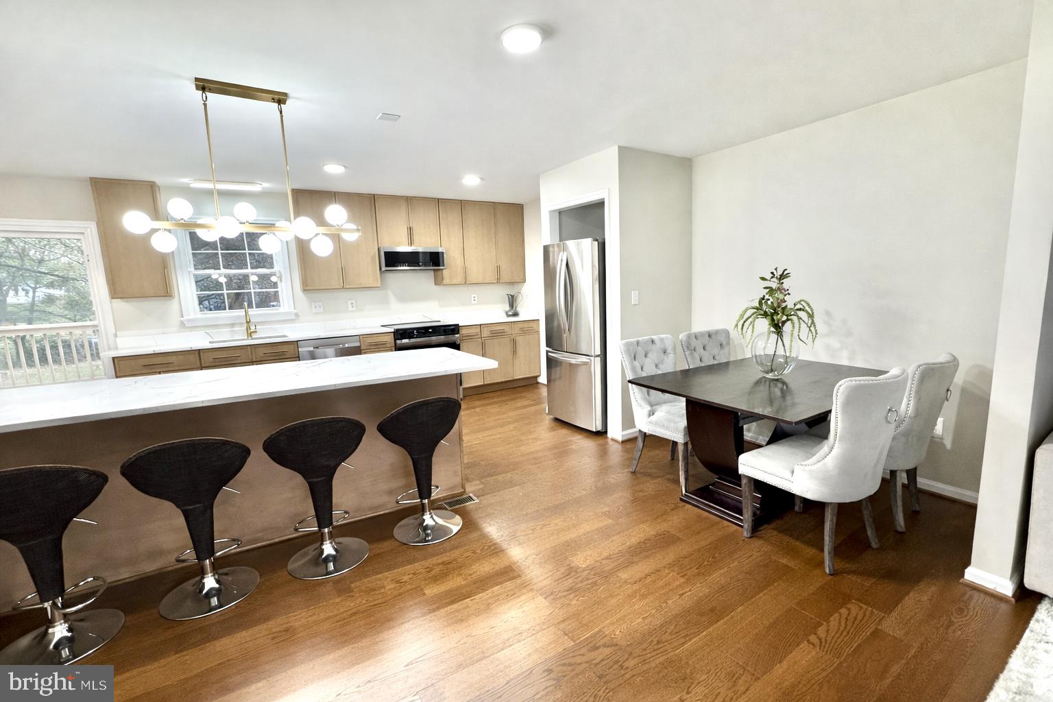 2800 Gunarette Way Silver Spring, MD 20906 - Photo 6 of 48 Large kitchen island with modern touches.