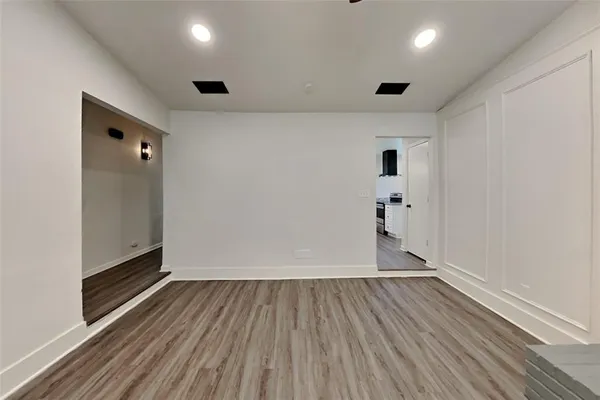 wooden floor in an empty room
