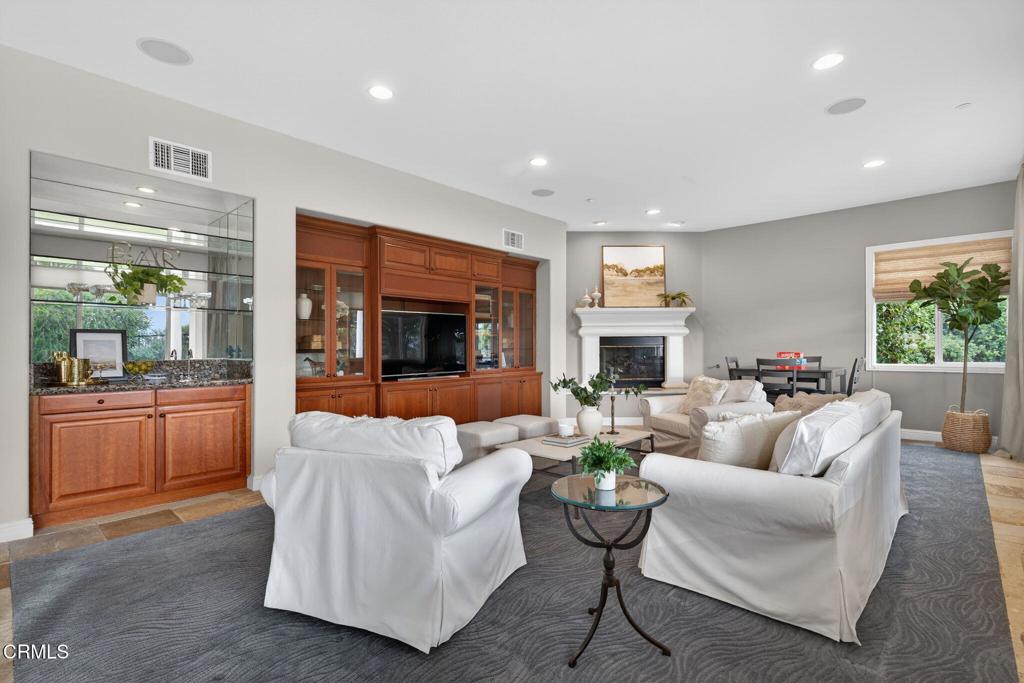 5352 Plata Rosa Court Camarillo, CA 93012 - Photo 21 of 75 a living room with furniture and a fireplace