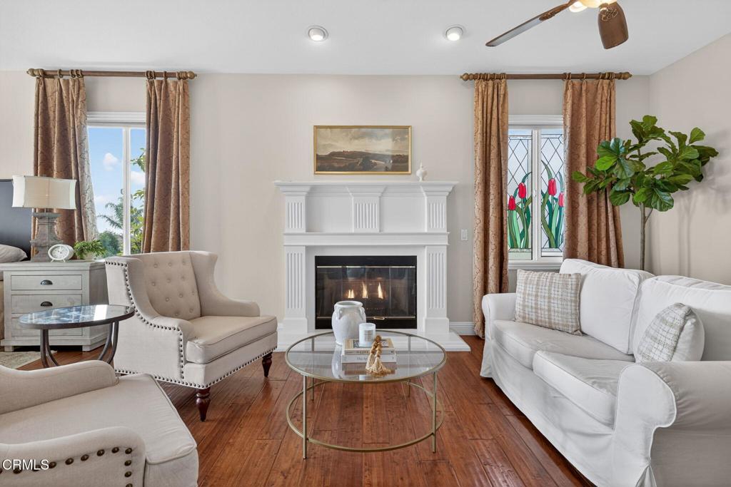 5352 Plata Rosa Court Camarillo, CA 93012 - Photo 34 of 75 a living room with furniture fireplace and a large window