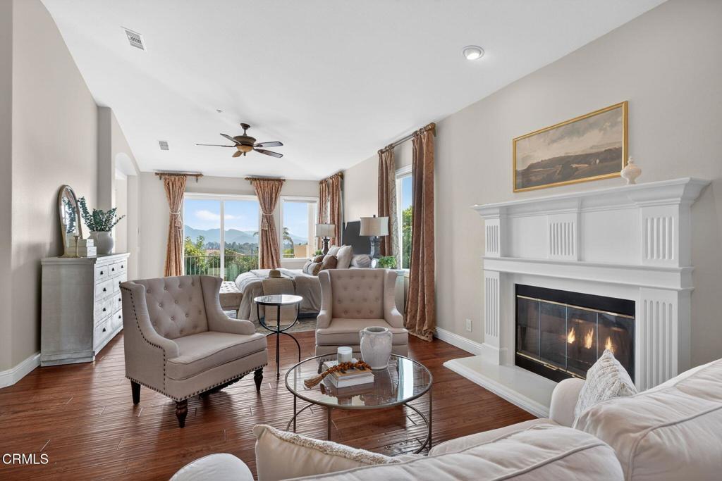 5352 Plata Rosa Court Camarillo, CA 93012 - Photo 35 of 75 a living room with furniture and a fireplace