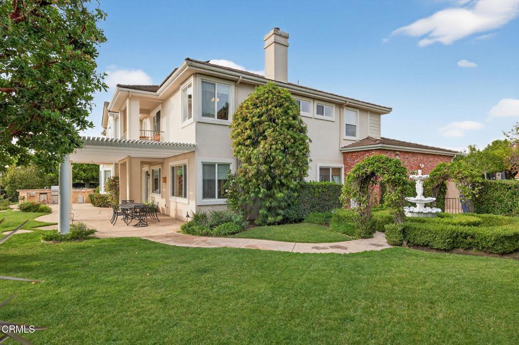 5352 Plata Rosa Court Camarillo, CA 93012 - Photo 72 of 75 a front view of a house with a yard and sitting area