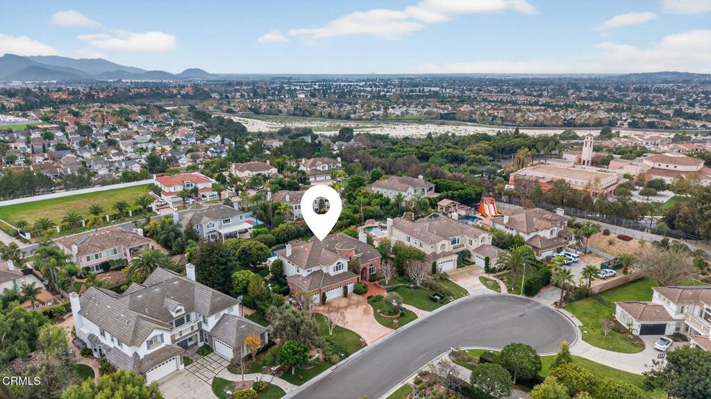 5352 Plata Rosa Court Camarillo, CA 93012 - Photo 75 of 75 an aerial view of a city with lots of residential buildings