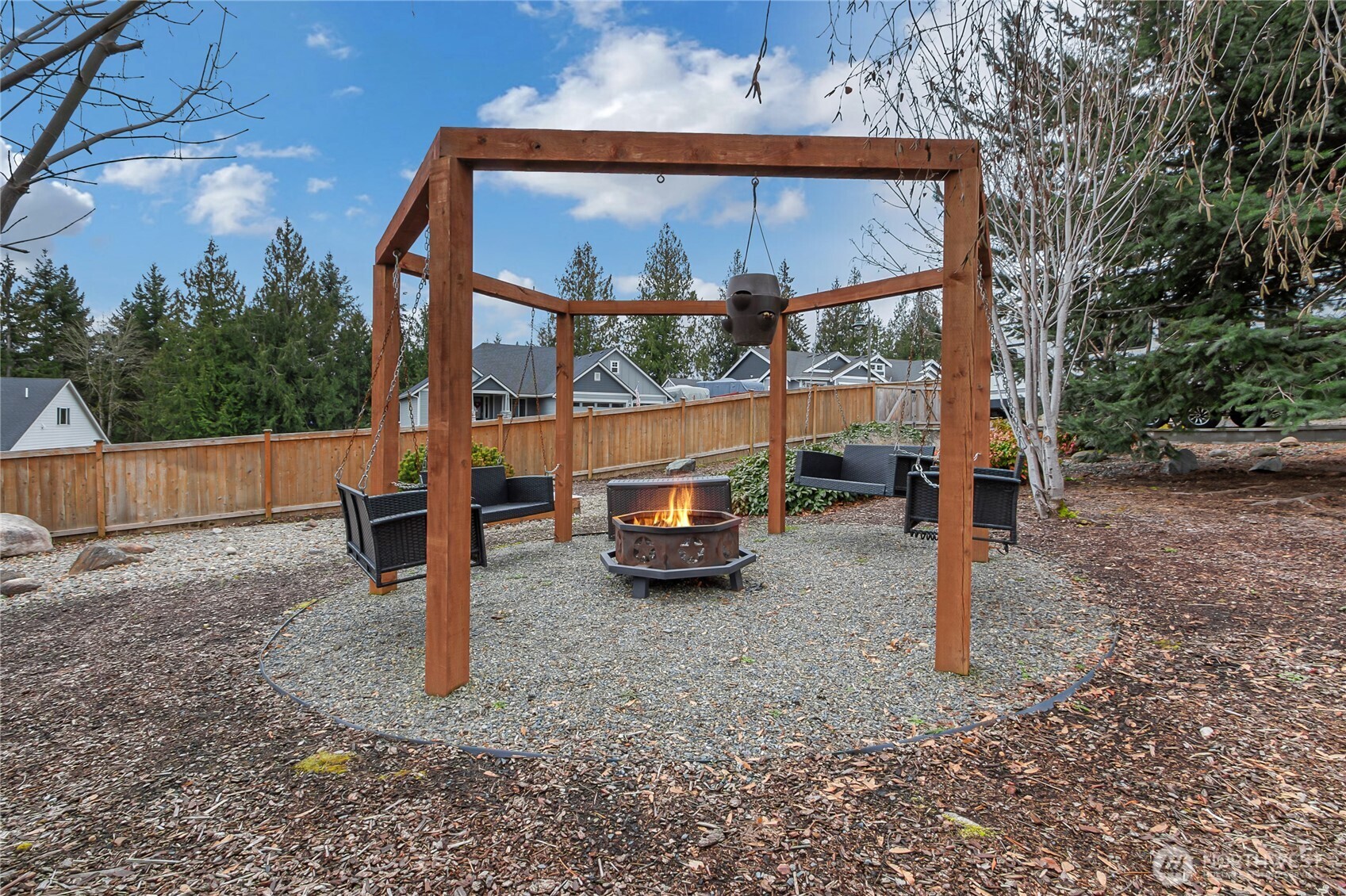889 Lund Street Buckley, WA 98321 - Photo 20 of 25 a view of a back yard of the house