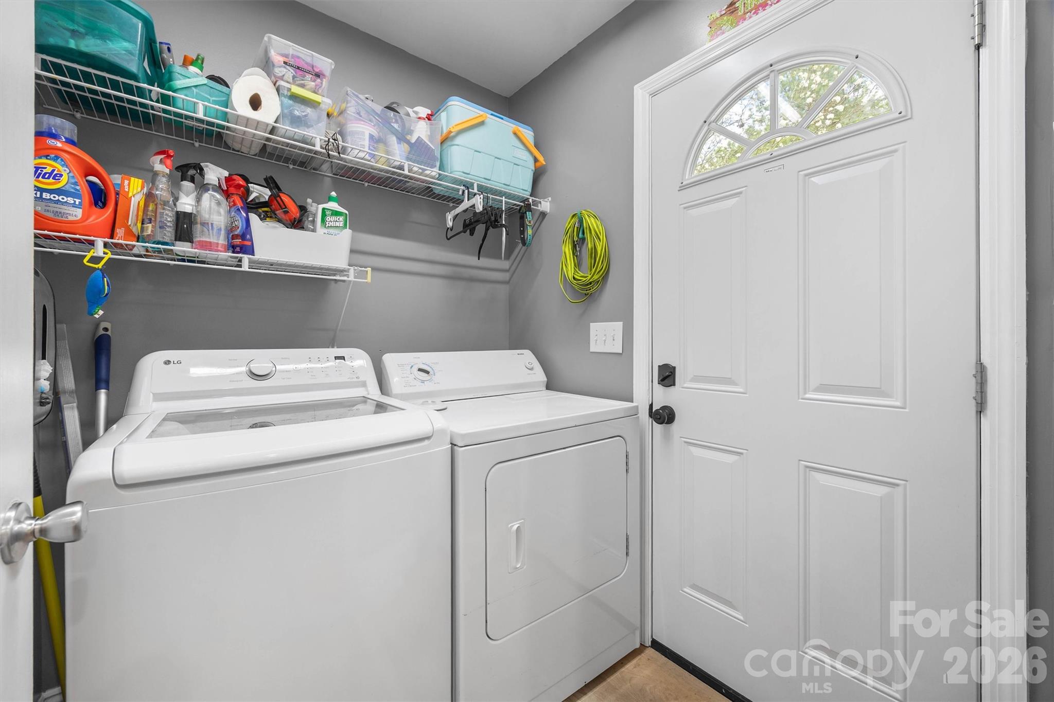 219 Nottingham Street York, SC 29745 - Photo 15 of 38 a utility room with dryer and washer