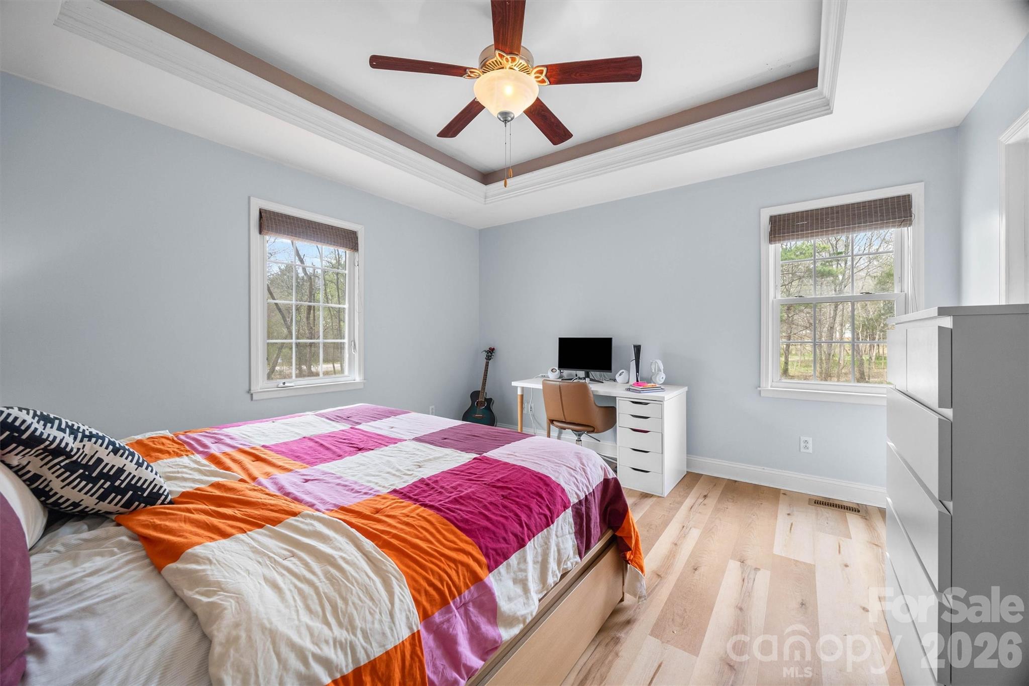 219 Nottingham Street York, SC 29745 - Photo 21 of 38 a bedroom with a bed and a large window