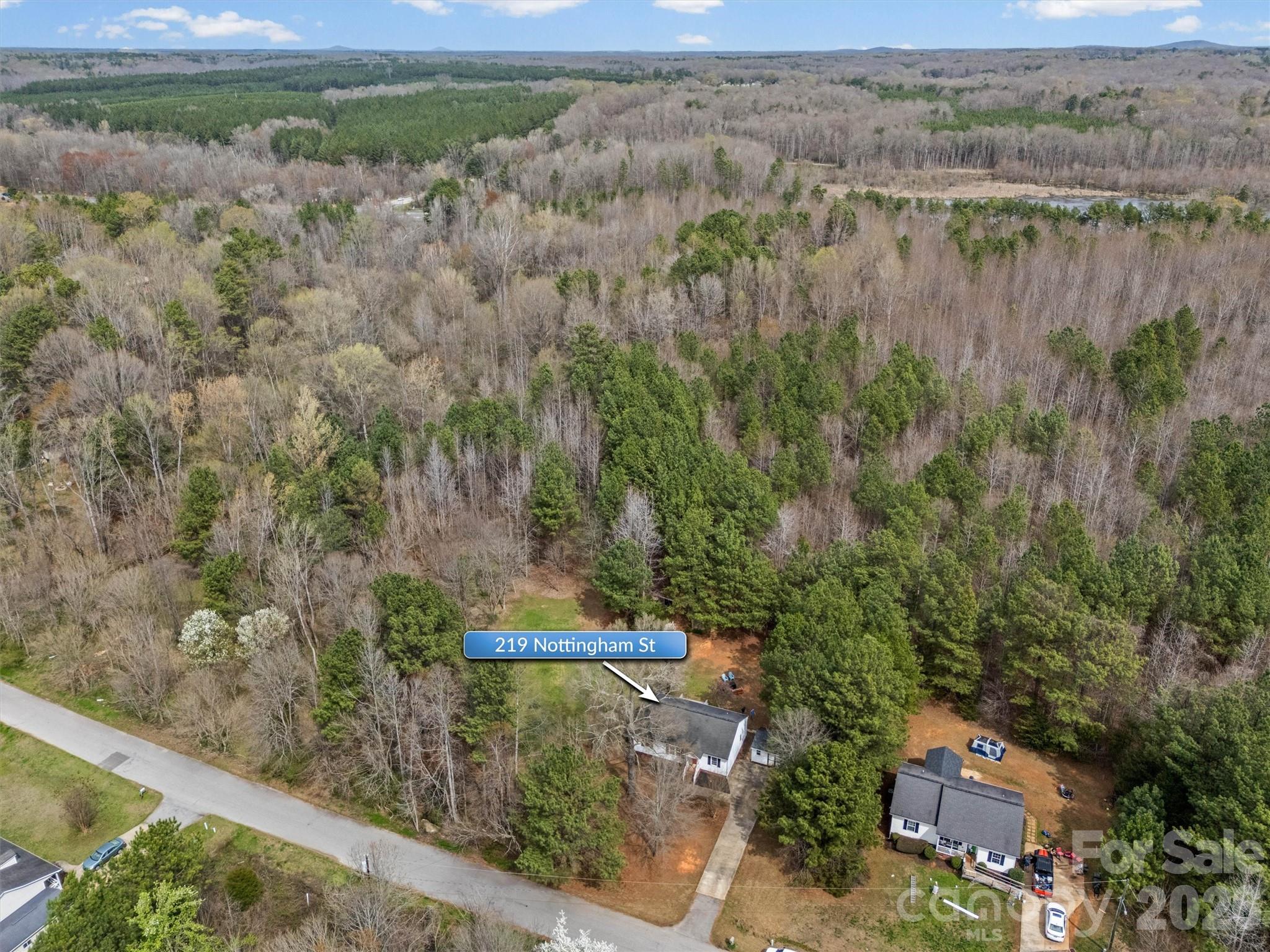 219 Nottingham Street York, SC 29745 - Photo 31 of 38 a view of a lake with a mountain and trees
