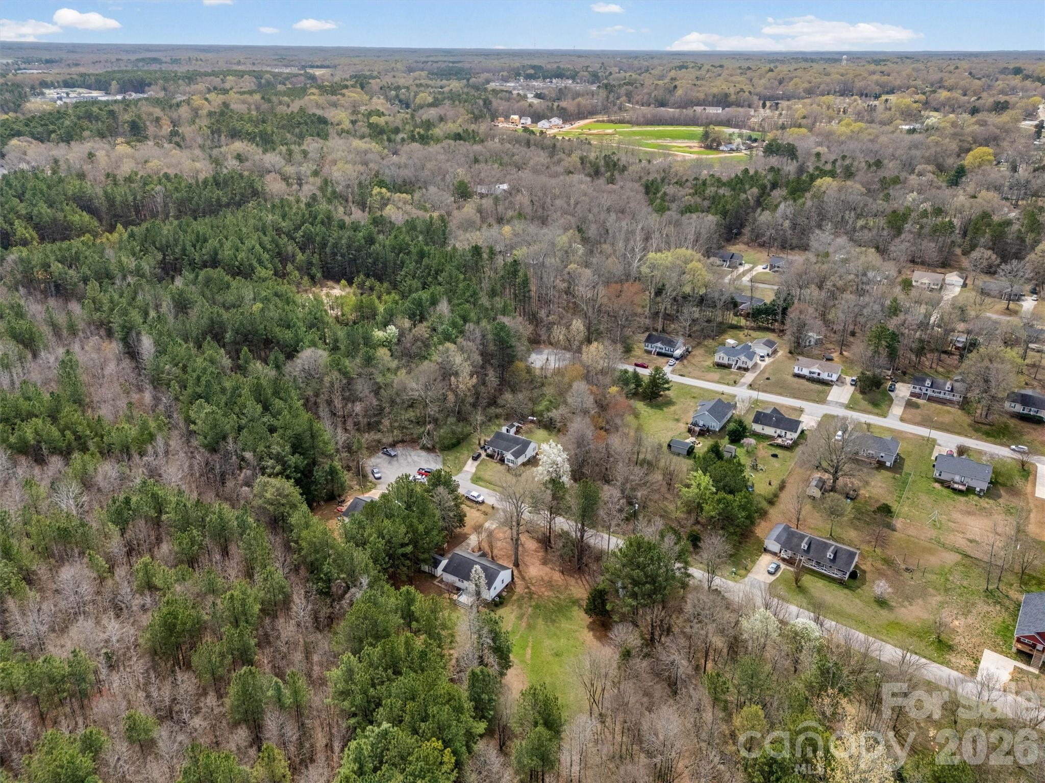 219 Nottingham Street York, SC 29745 - Photo 34 of 38 an aerial view of a houses with a yard