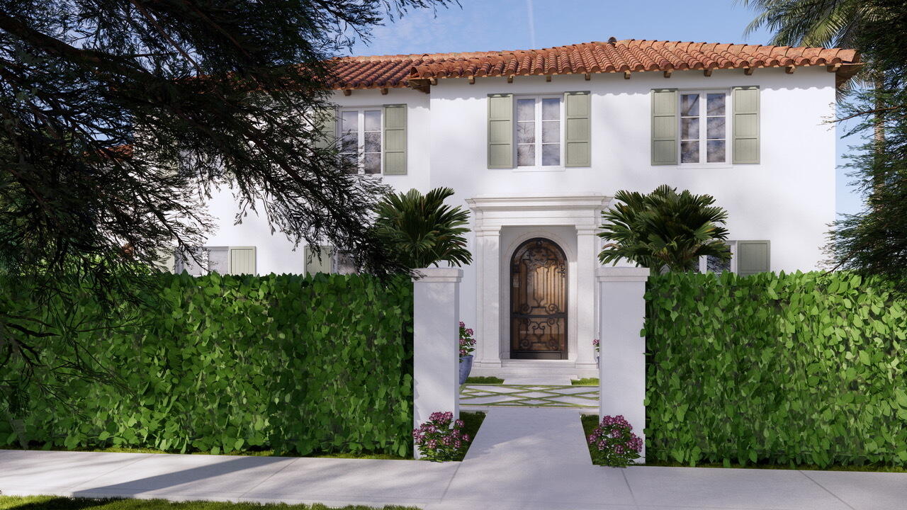 225 Wells Road Palm Beach, FL 33480 - Photo 5 of 11 a front view of a house with garden