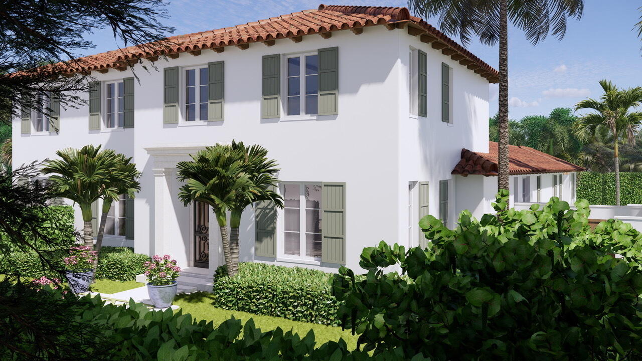 225 Wells Road Palm Beach, FL 33480 - Photo 6 of 11 a front view of house and yard with green space