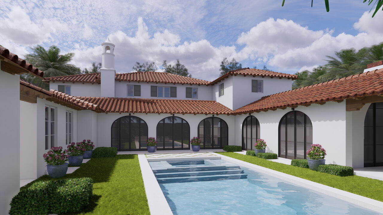 225 Wells Road Palm Beach, FL 33480 - Photo 7 of 11 a view of a house with a garden