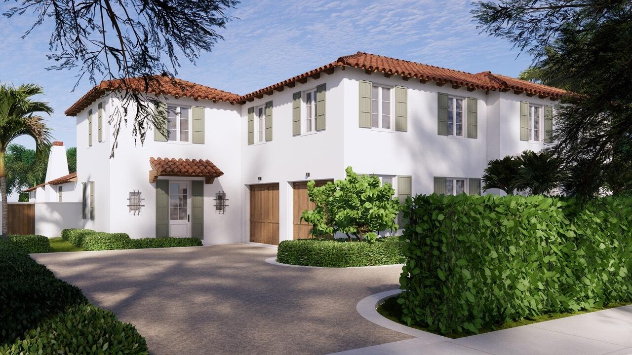 225 Wells Road Palm Beach, FL 33480 - Photo 8 of 11 a front view of a house with a garden