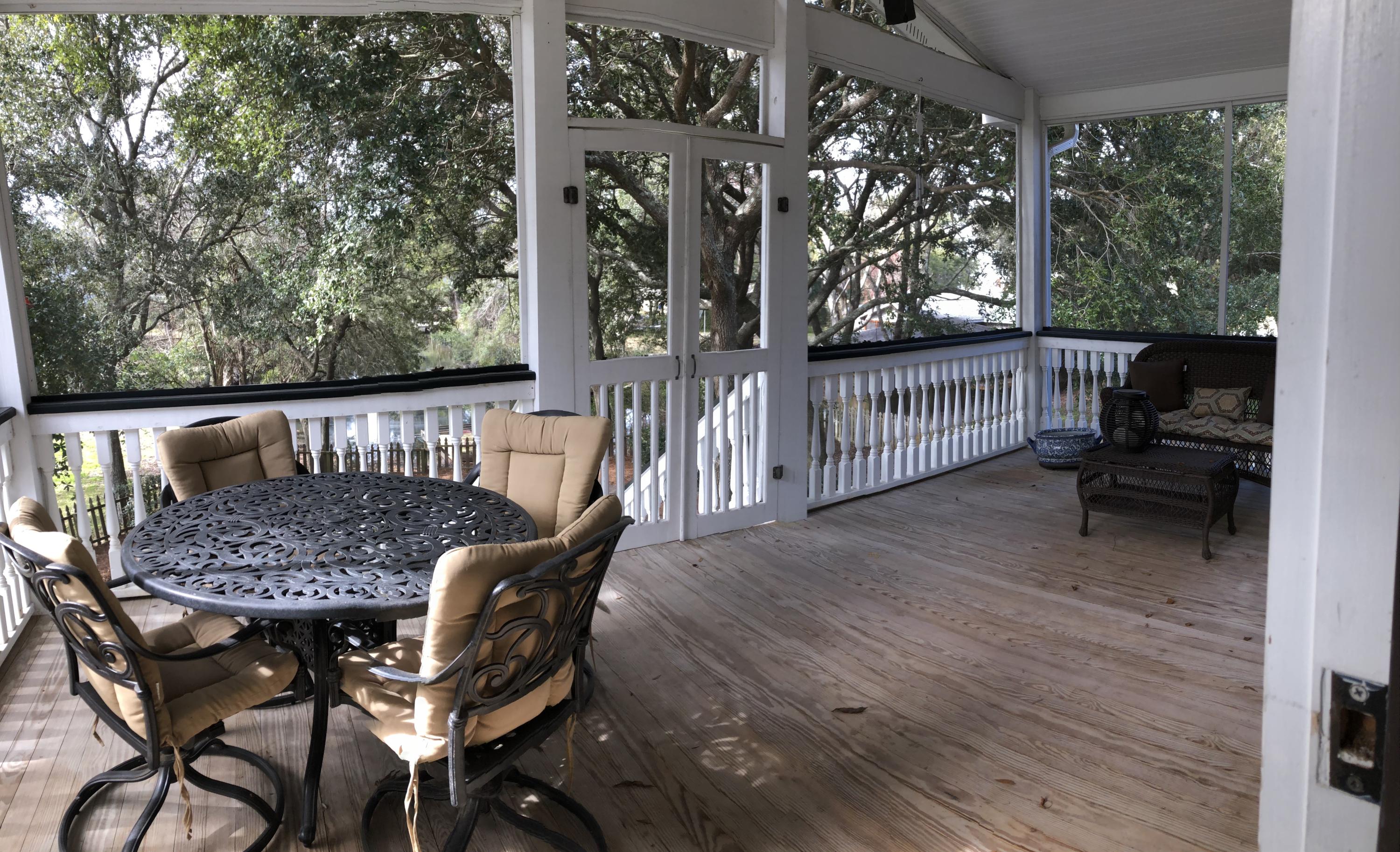 1117 Galleon Road Charleston, SC 29412 - Photo 9 of 33 Spacious screened rear porch