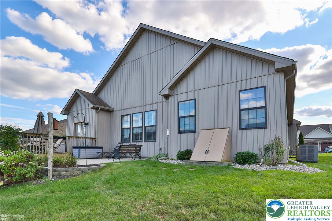 4109 Eveningstar Road Emmaus, PA 18049 - Photo 3 of 57 a view of backyard with garden and deck