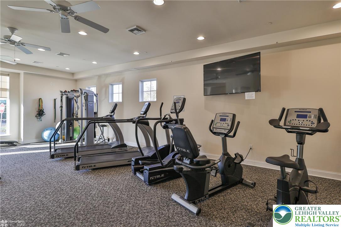 4109 Eveningstar Road Emmaus, PA 18049 - Photo 56 of 57 a view of a room with gym equipment