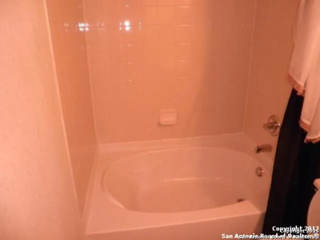 a close up of a bathtub