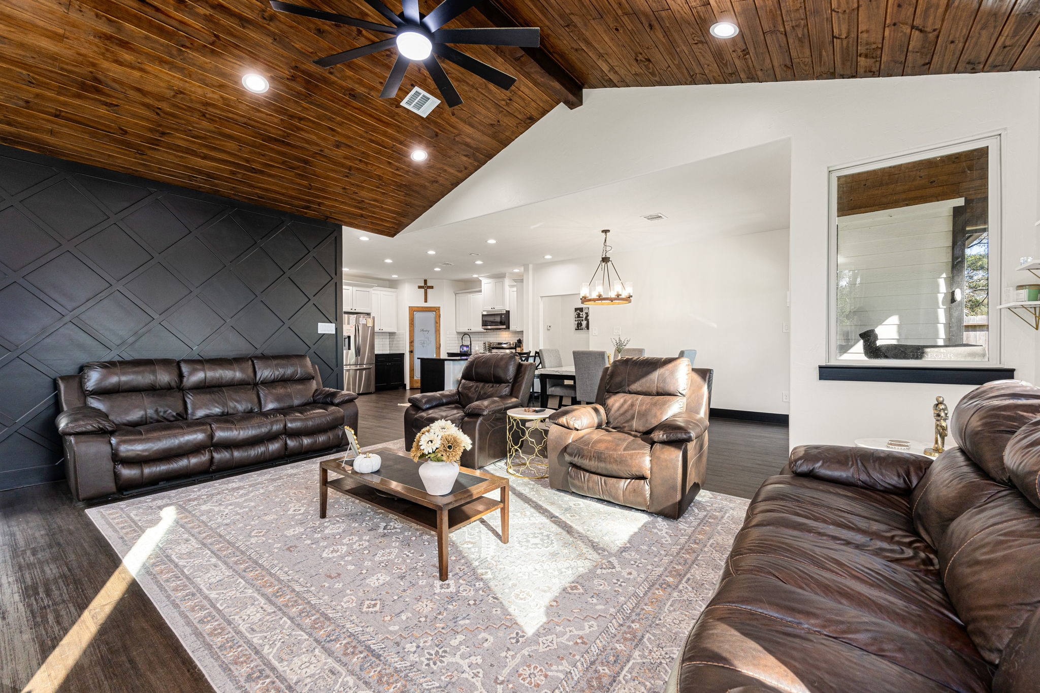 24571 Armagh Road Hempstead, TX 77445 - Photo 20 of 45 a living room with furniture and wooden floor