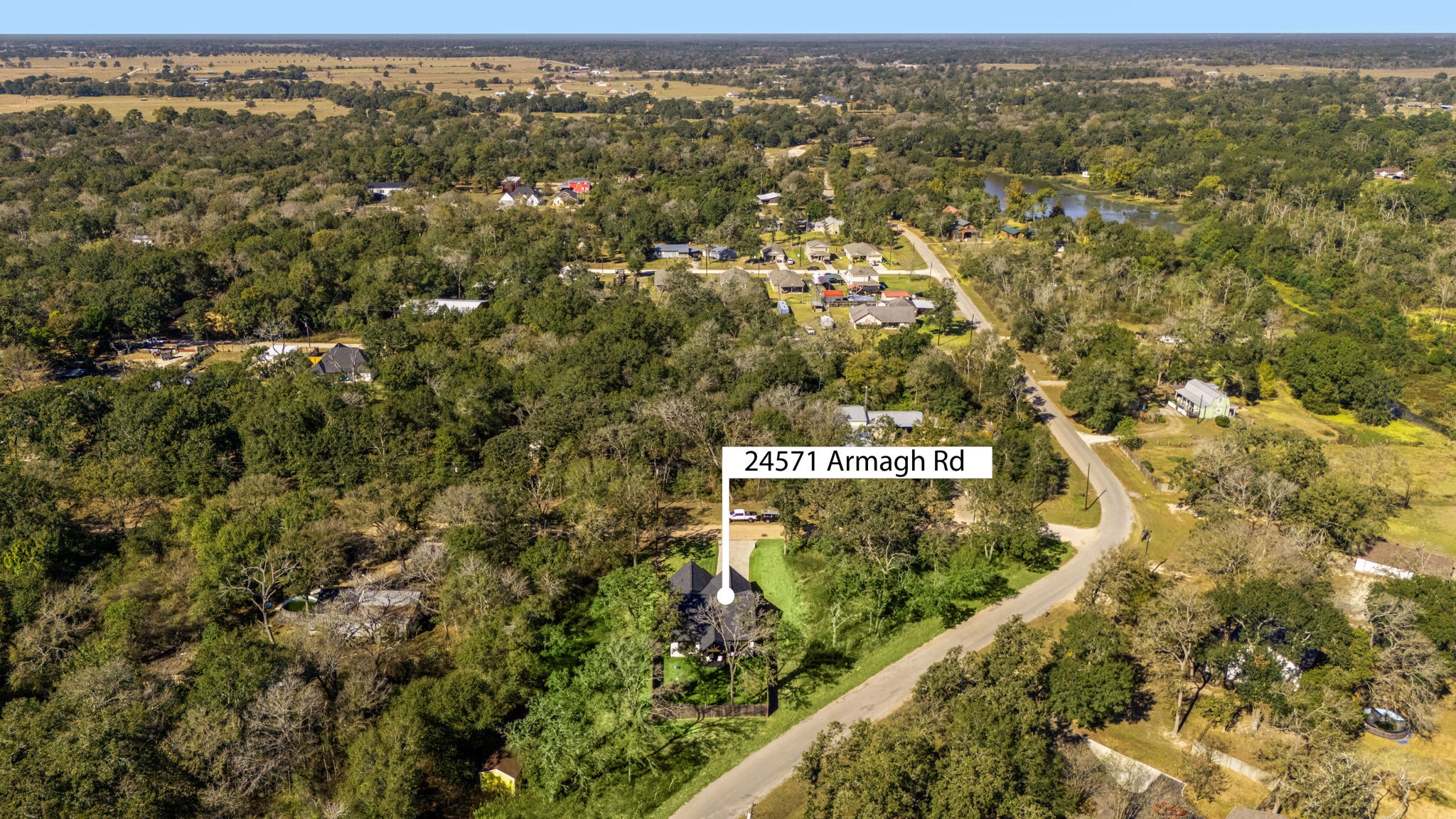 24571 Armagh Road Hempstead, TX 77445 - Photo 44 of 45 a view of a city and mountain view