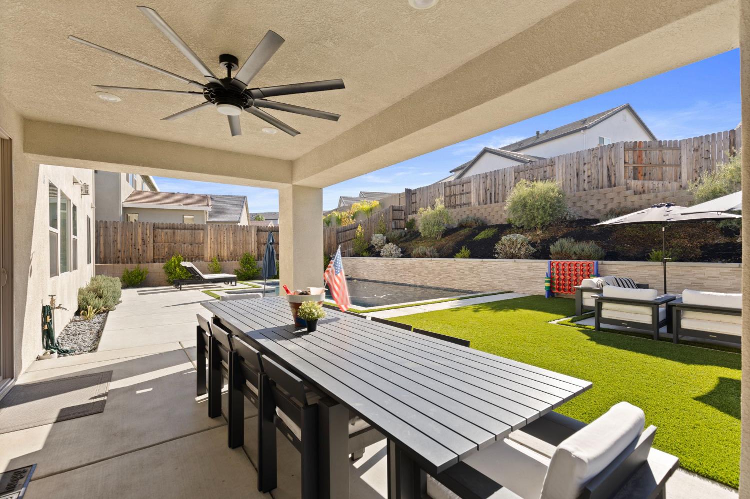 2948 Laredo Drive Rocklin, CA 95765 - Photo 49 of 54 a view of a dining room with furniture window and wooden floor