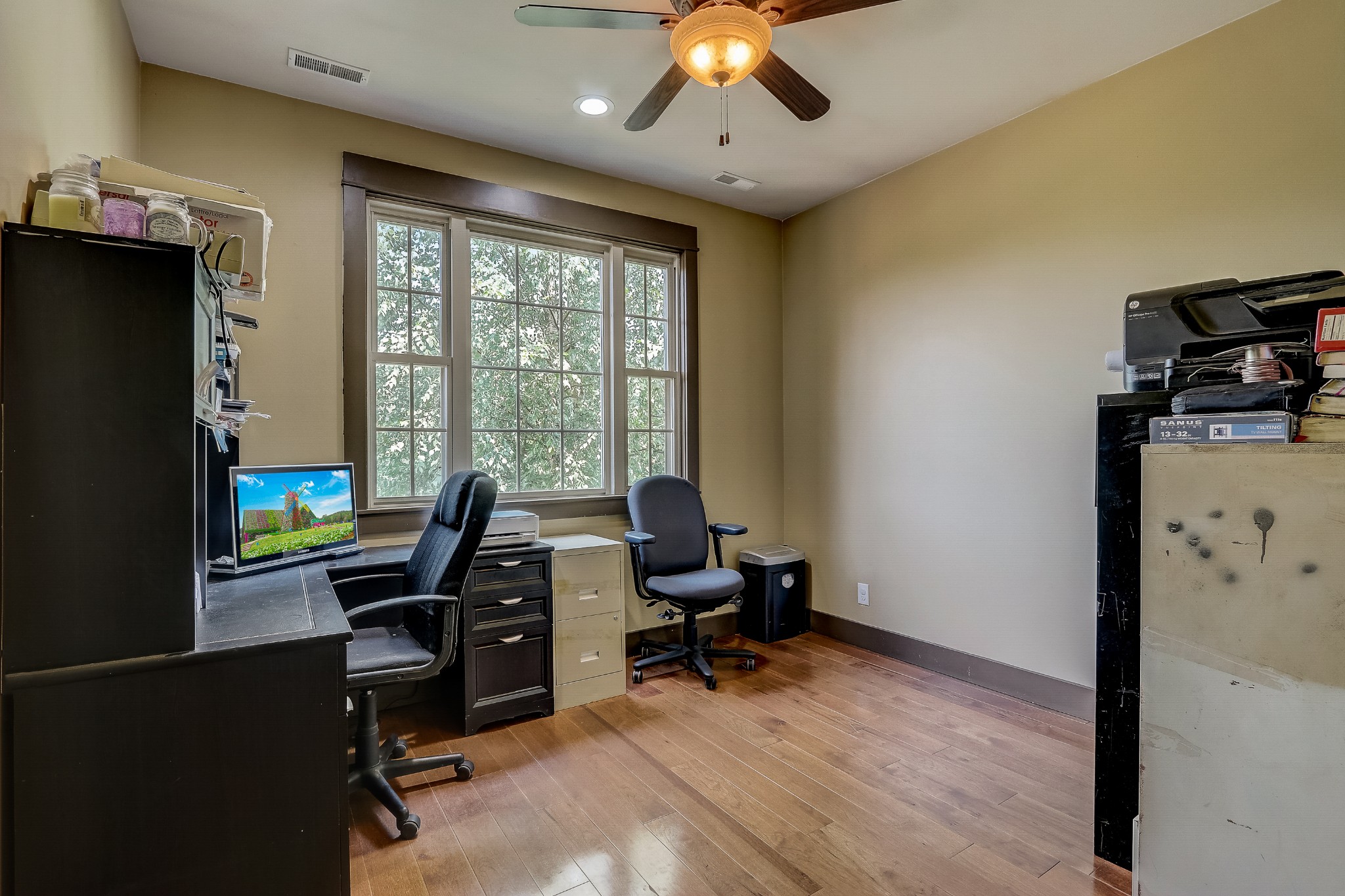 6745 Lovel Cook Road Springfield, TN 37172 - Photo 20 of 45 a view of a workspace with furniture and a window