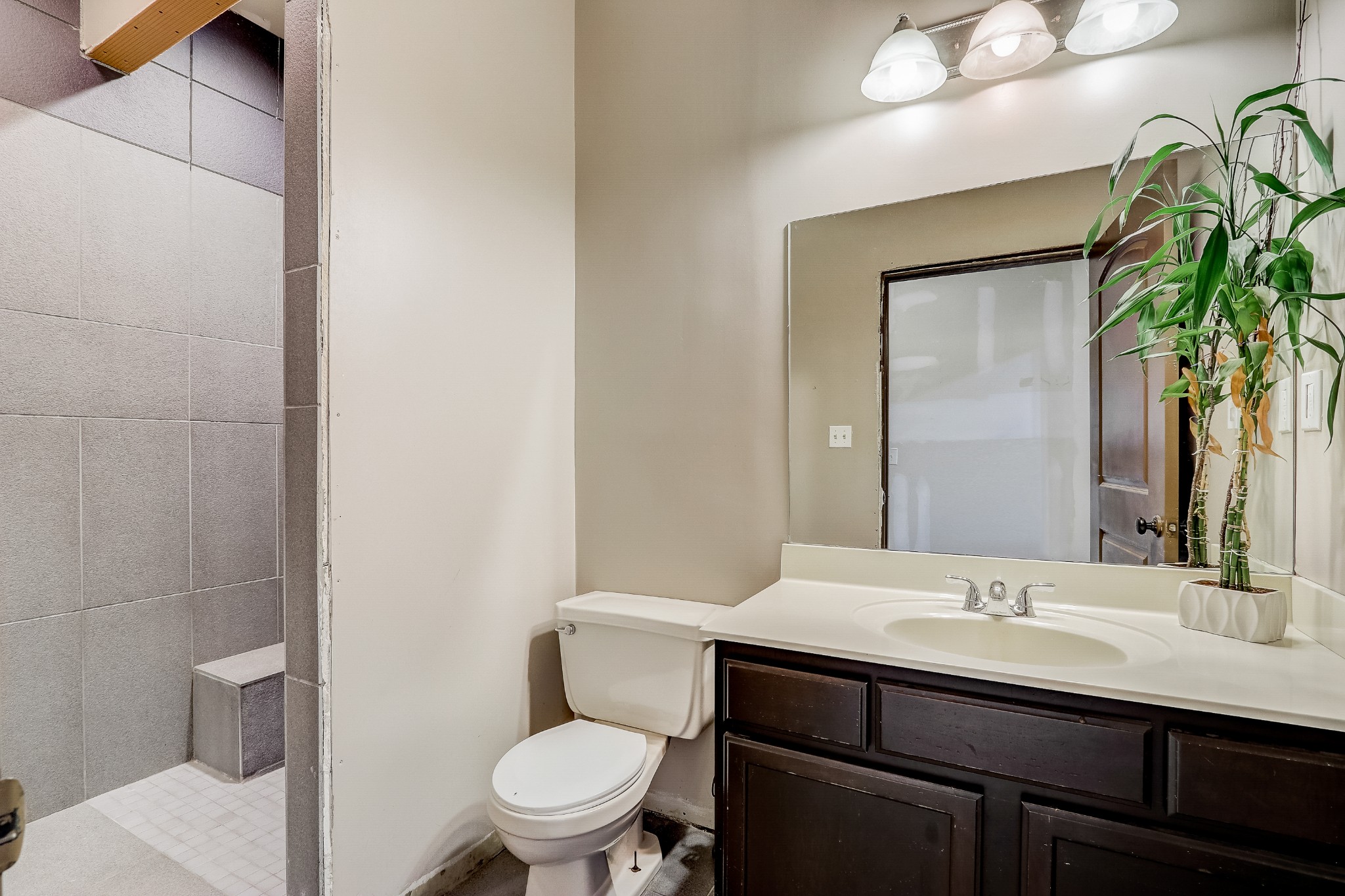 6745 Lovel Cook Road Springfield, TN 37172 - Photo 33 of 45 a bathroom with a sink toilet and mirror
