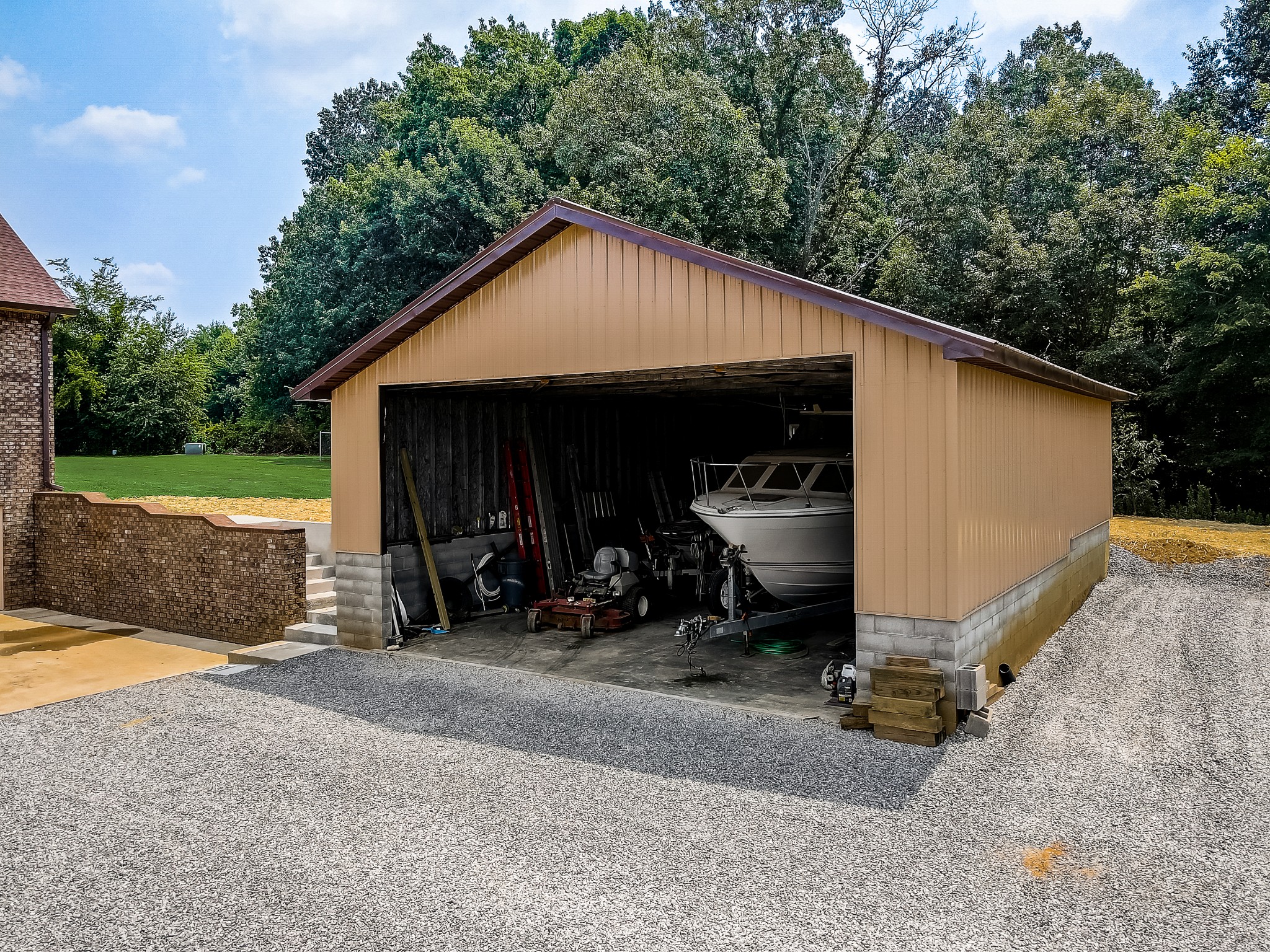 6745 Lovel Cook Road Springfield, TN 37172 - Photo 42 of 45 a view of a house with backyard and garden
