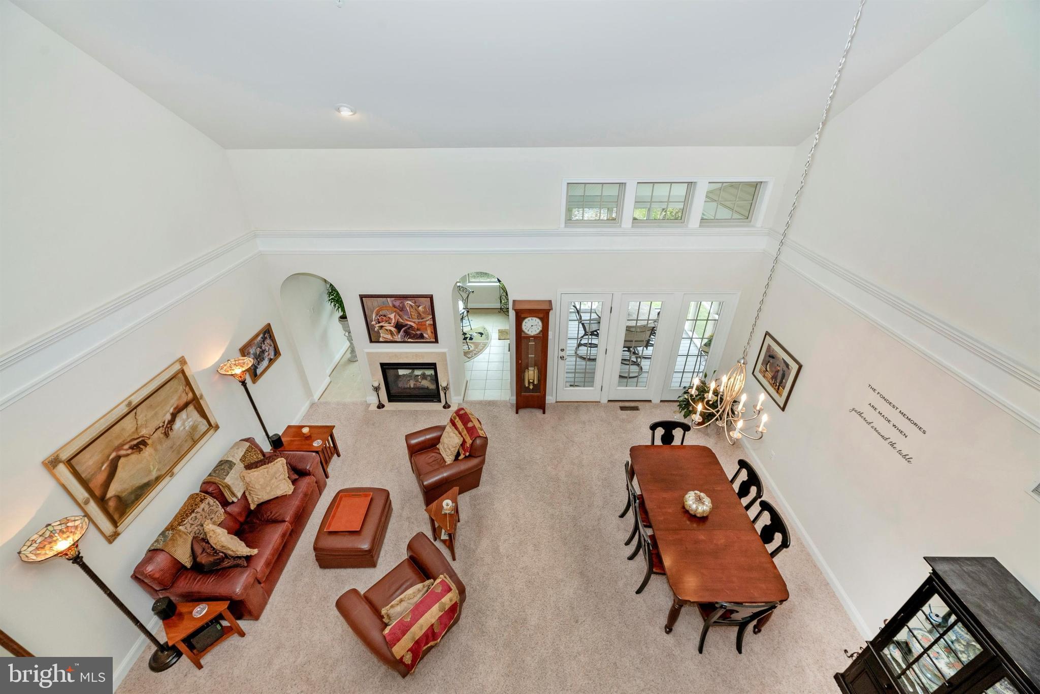 2513 Mill Race Road Frederick, MD 21701 - Photo 14 of 43 Two story ceiling opens to lofted Family Rm above.