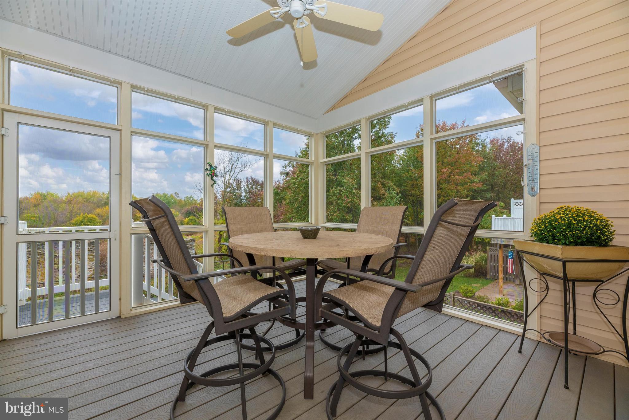 2513 Mill Race Road Frederick, MD 21701 - Photo 17 of 43 Screened porch with views of green space & trees.
