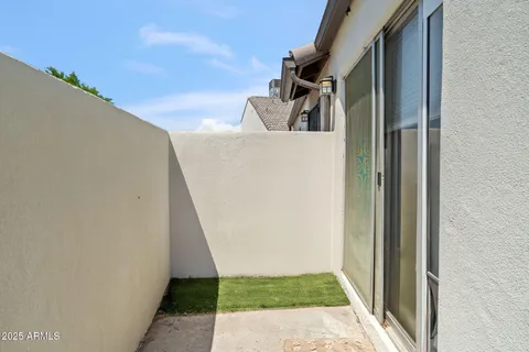 a view of outdoor space and barbecue grill