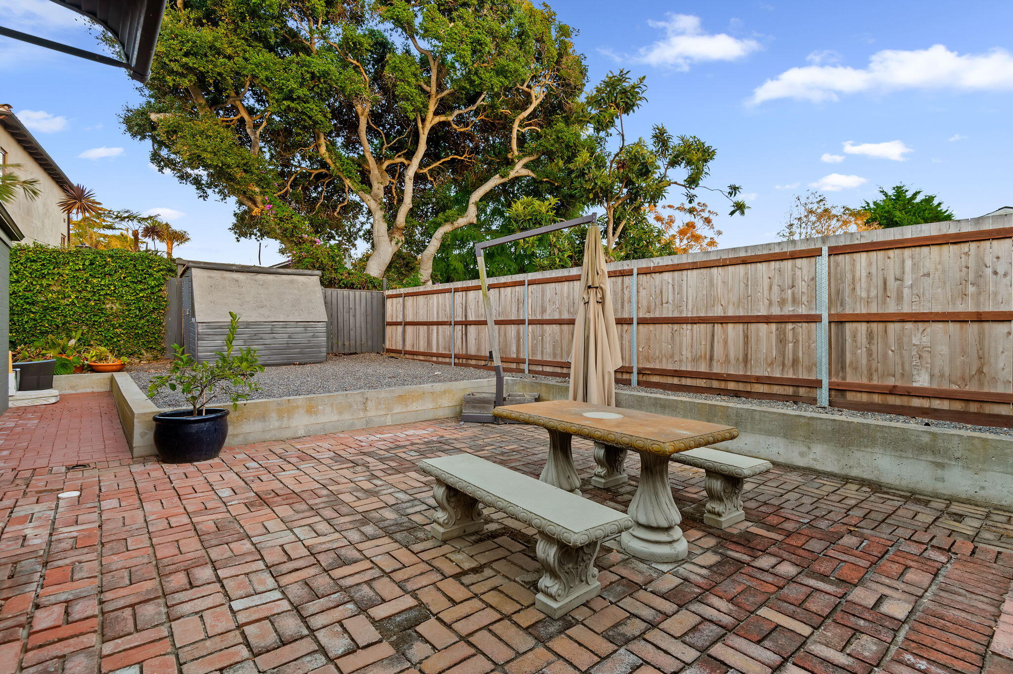 1375 Virginia Road Santa Barbara, CA 93108 - Photo 22 of 37 a view of a backyard with sitting area