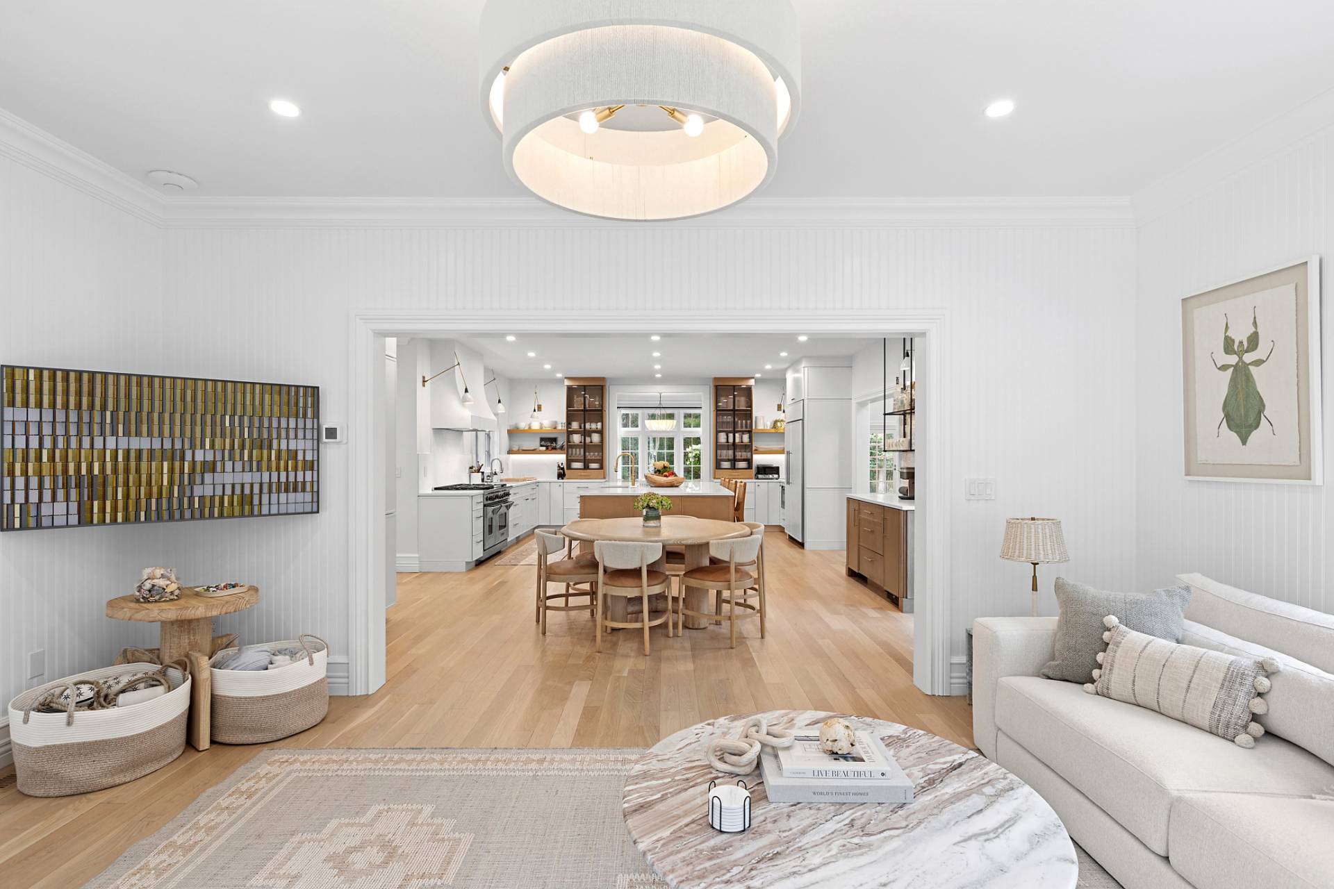 8 Barclay Court East Hampton, NY 11937 - Photo 14 of 48 a living room with furniture and a wooden floor