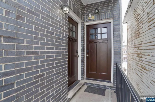 a view of front door of house