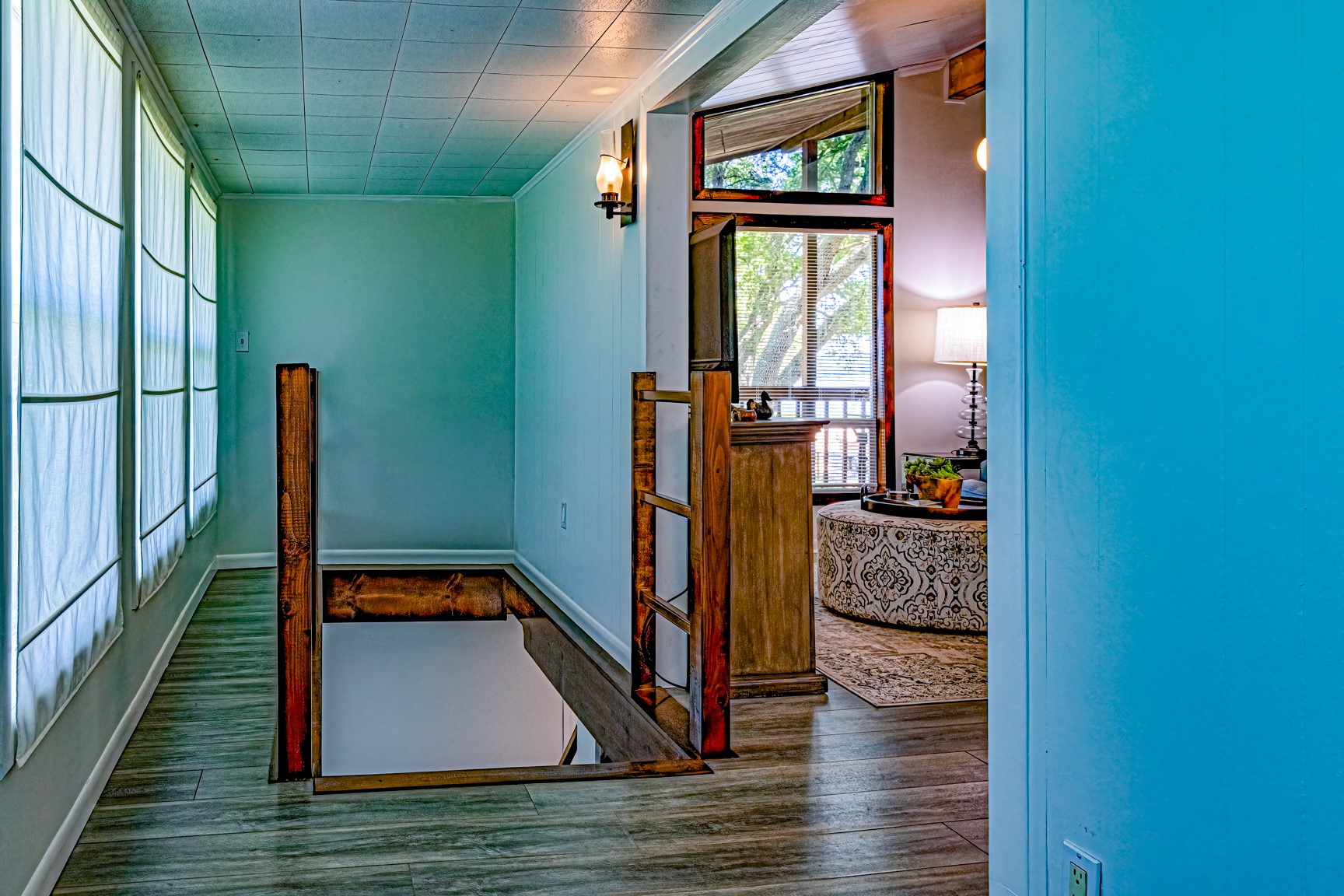 480 Johnson Road Coldspring, TX 77331 - Photo 30 of 49 Inside stairwell leading to the lower level.
