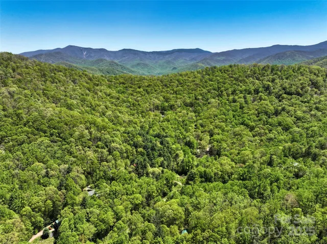 a view of a city with a mountain