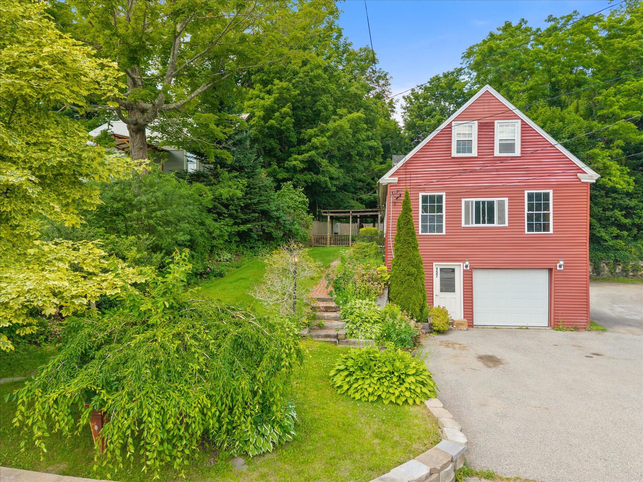 137 Main Street Winterport, ME 04496 - Photo 37 of 57 Side yard / gardens
