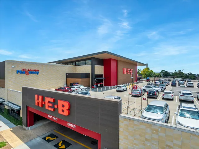 an outdoor space with seating