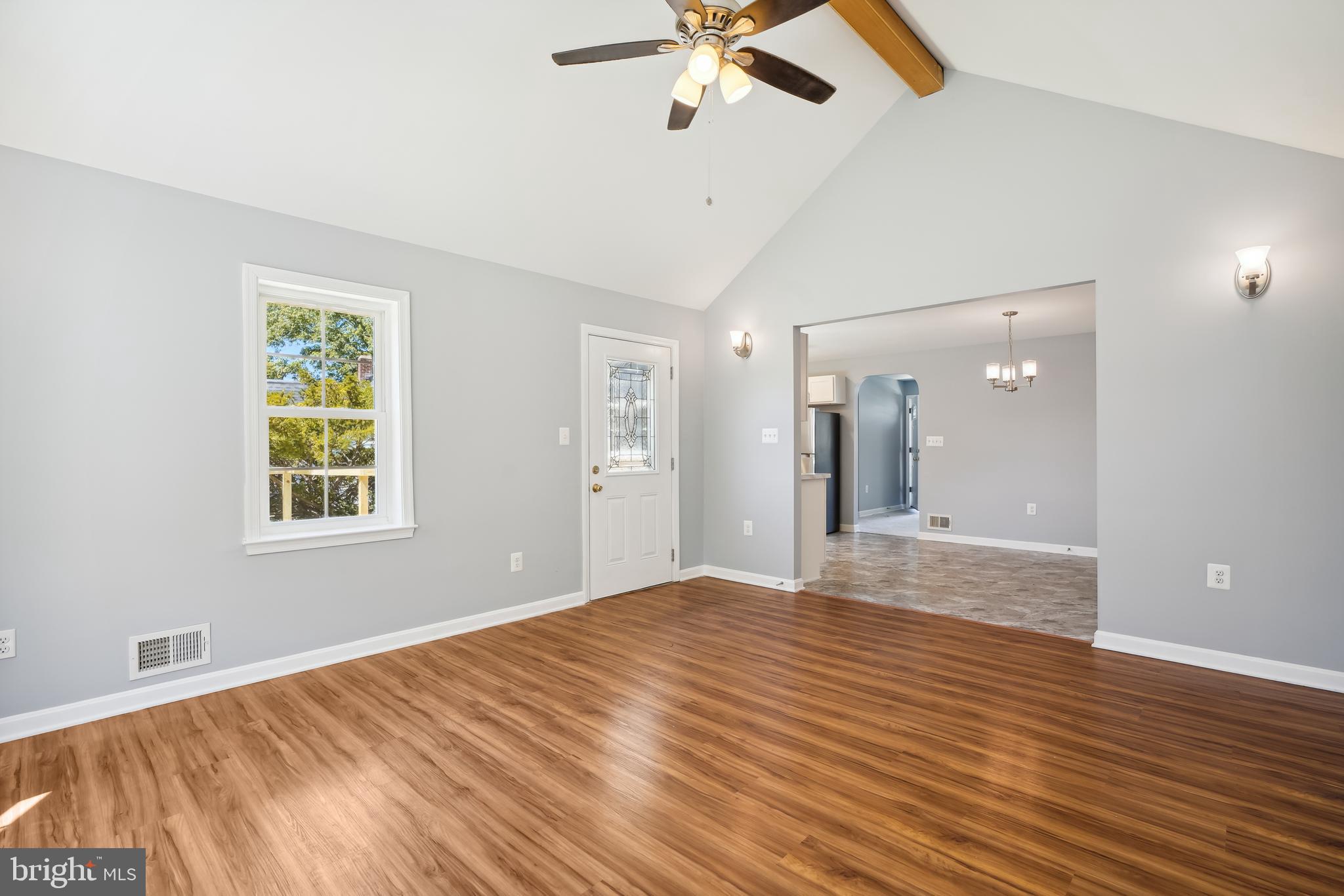 5502 Heatherwood Road Halethorpe, MD 21227 - Photo 13 of 27 Great room looking back into kitchen