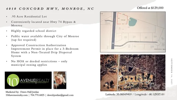 $129,000 | 4010 Concord Highway, Monroe, NC 28110