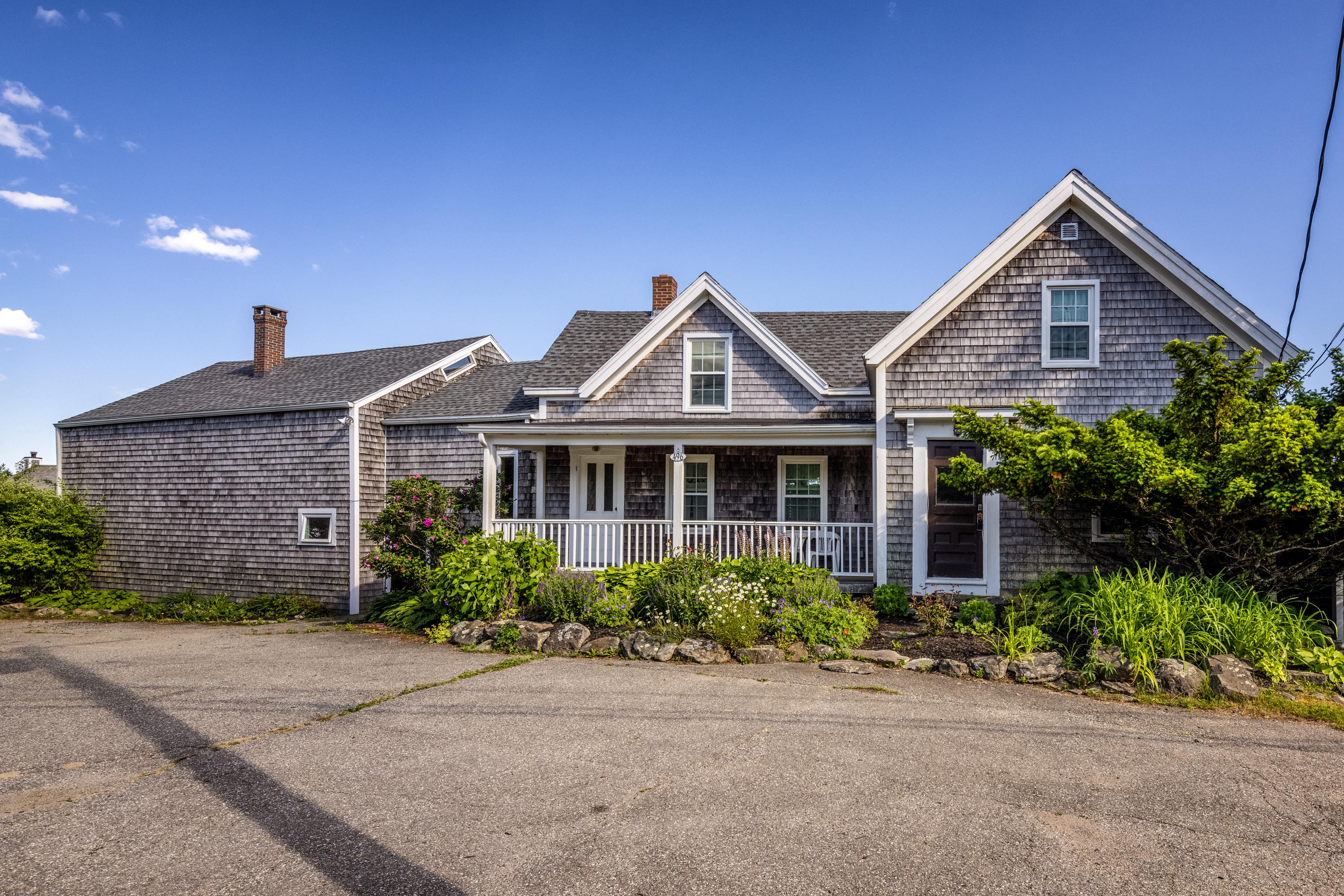 496 Port Clyde Road Tenants Harbor, ME 04860 - Photo 68 of 78 Front View of Home & Parking Area