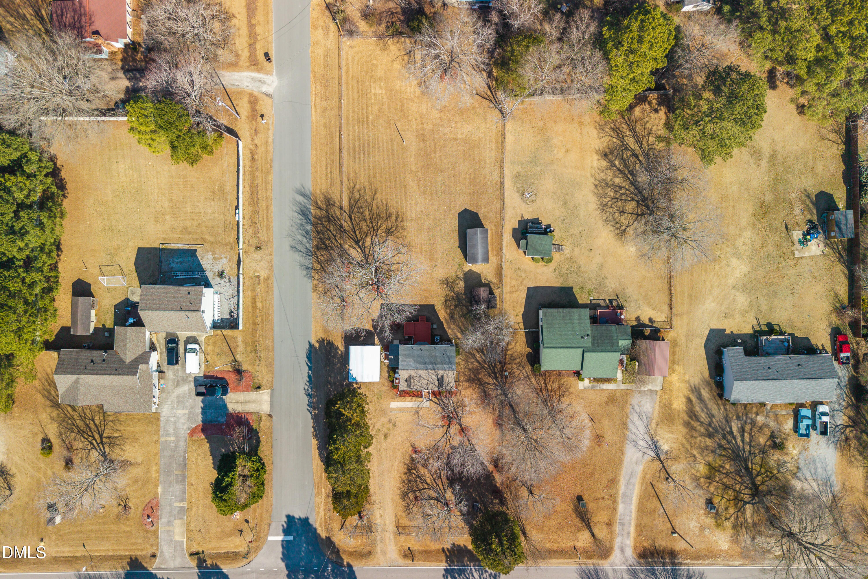 624 Wagstaff Road Fuquay-Varina, NC 27526 - Photo 28 of 39 an aerial view of residential houses with outdoor space