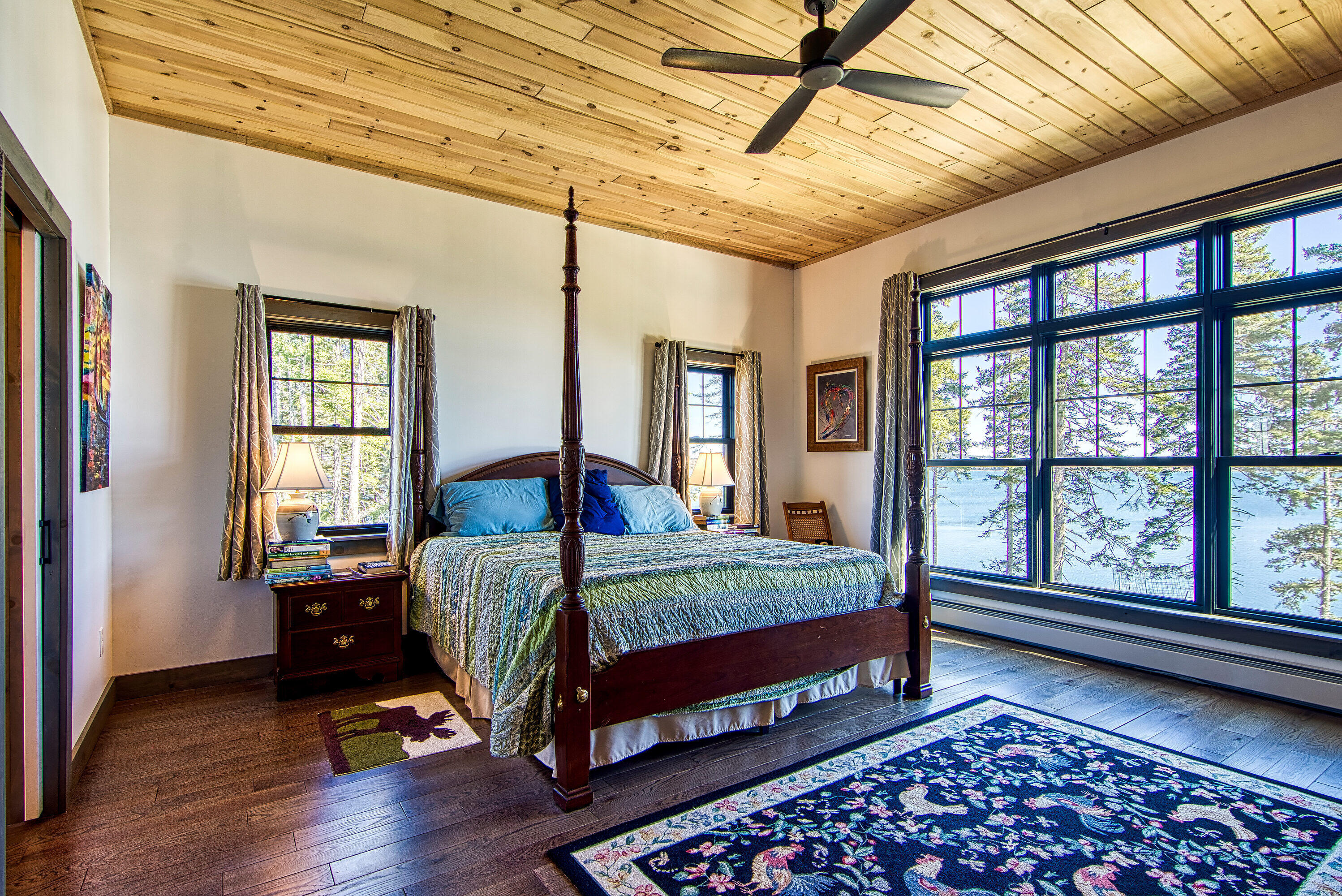 49 Peninsula Shore Road Gouldsboro, ME 04624 - Photo 29 of 58 49 Peninsula Shores main bed 2