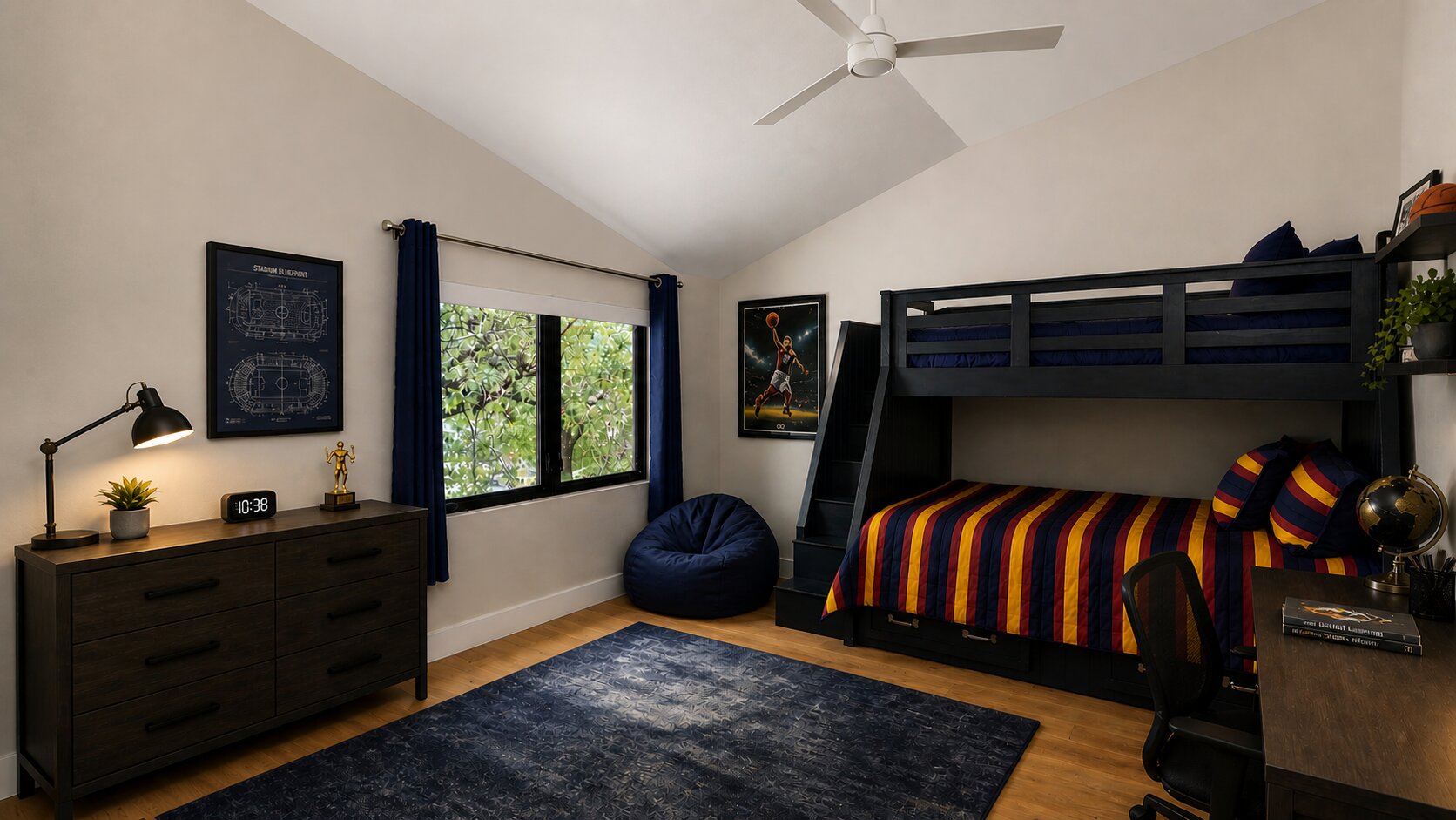 1909 West 40th Street Austin, TX 78731 - Photo 29 of 40 a bedroom with a bed and a window