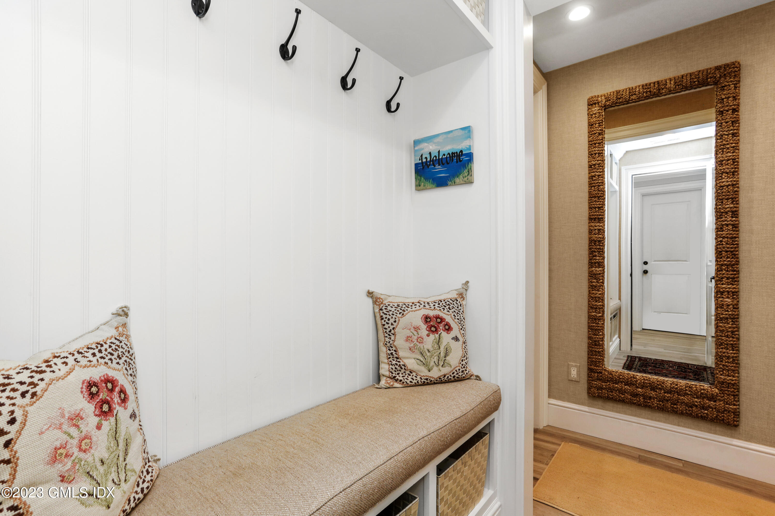 165 Shore Road, Unit A Old Greenwich, CT 06870 - Photo 13 of 28 a bedroom with a bed and a window