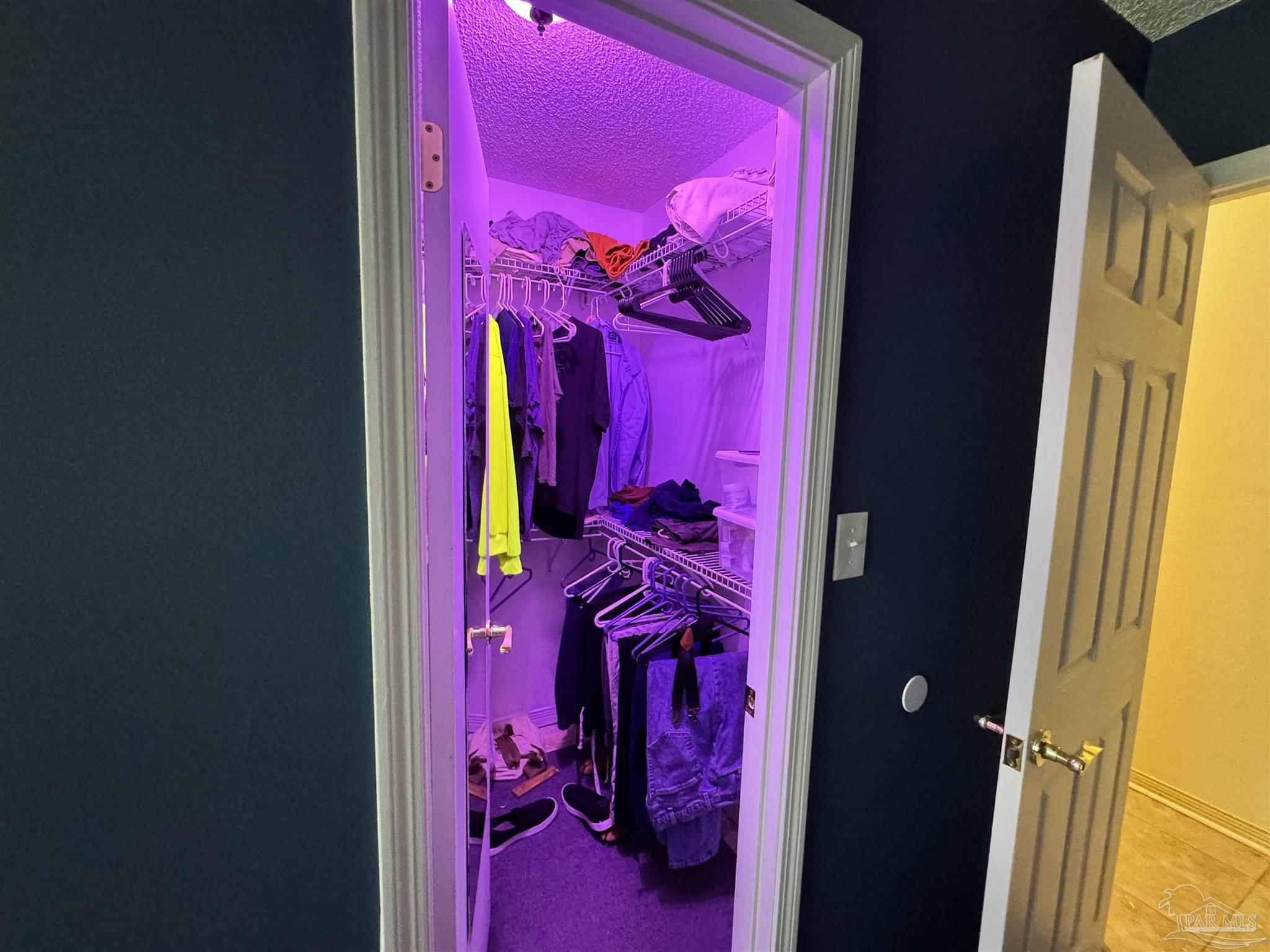 7210 Belgium Road Pensacola, FL 32526 - Photo 18 of 37 view of a bathroom with a mirror and a walk in closet