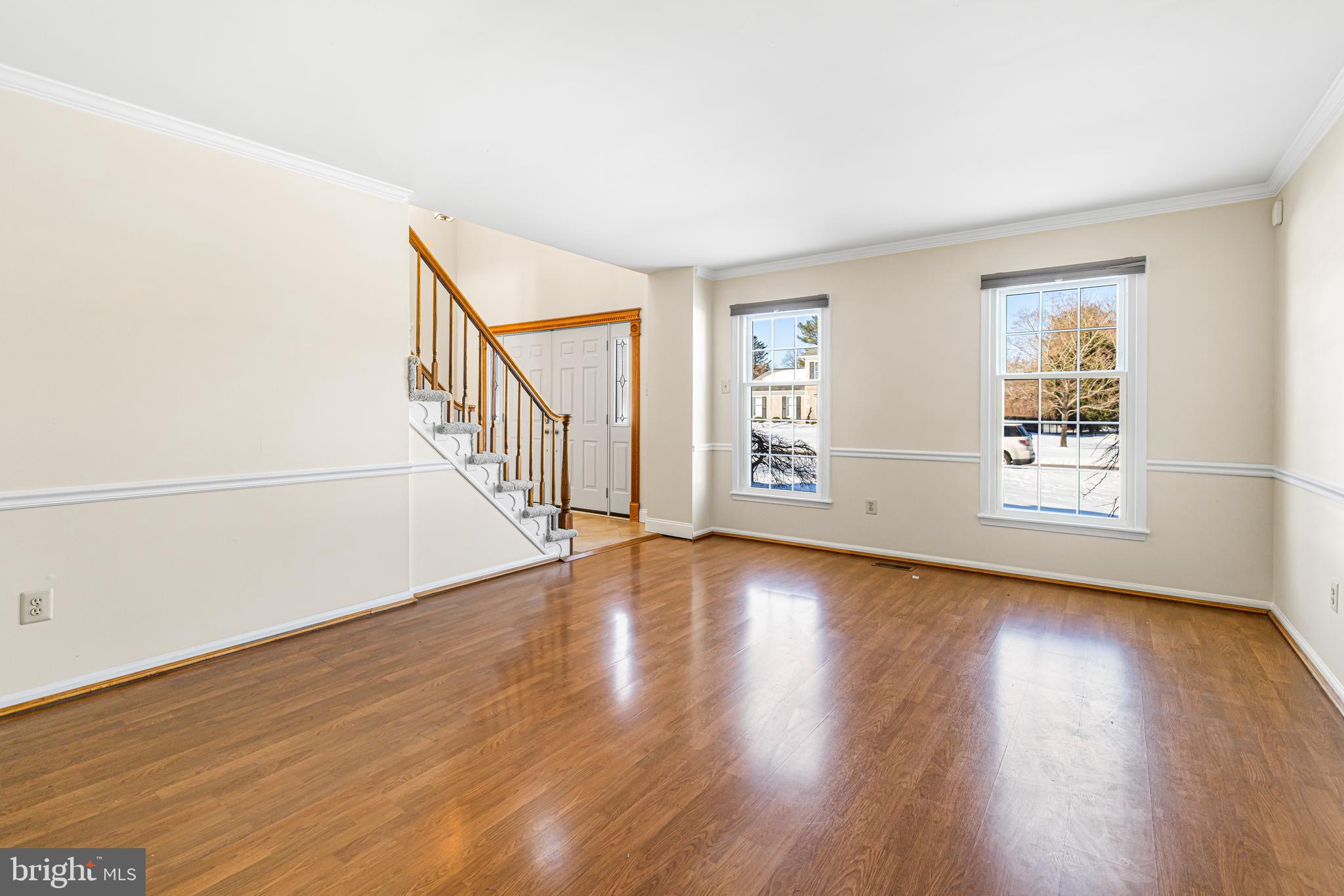 2249 Lilac Lane Jamison, PA 18929 - Photo 11 of 61 a view of an empty room with wooden floor and a window