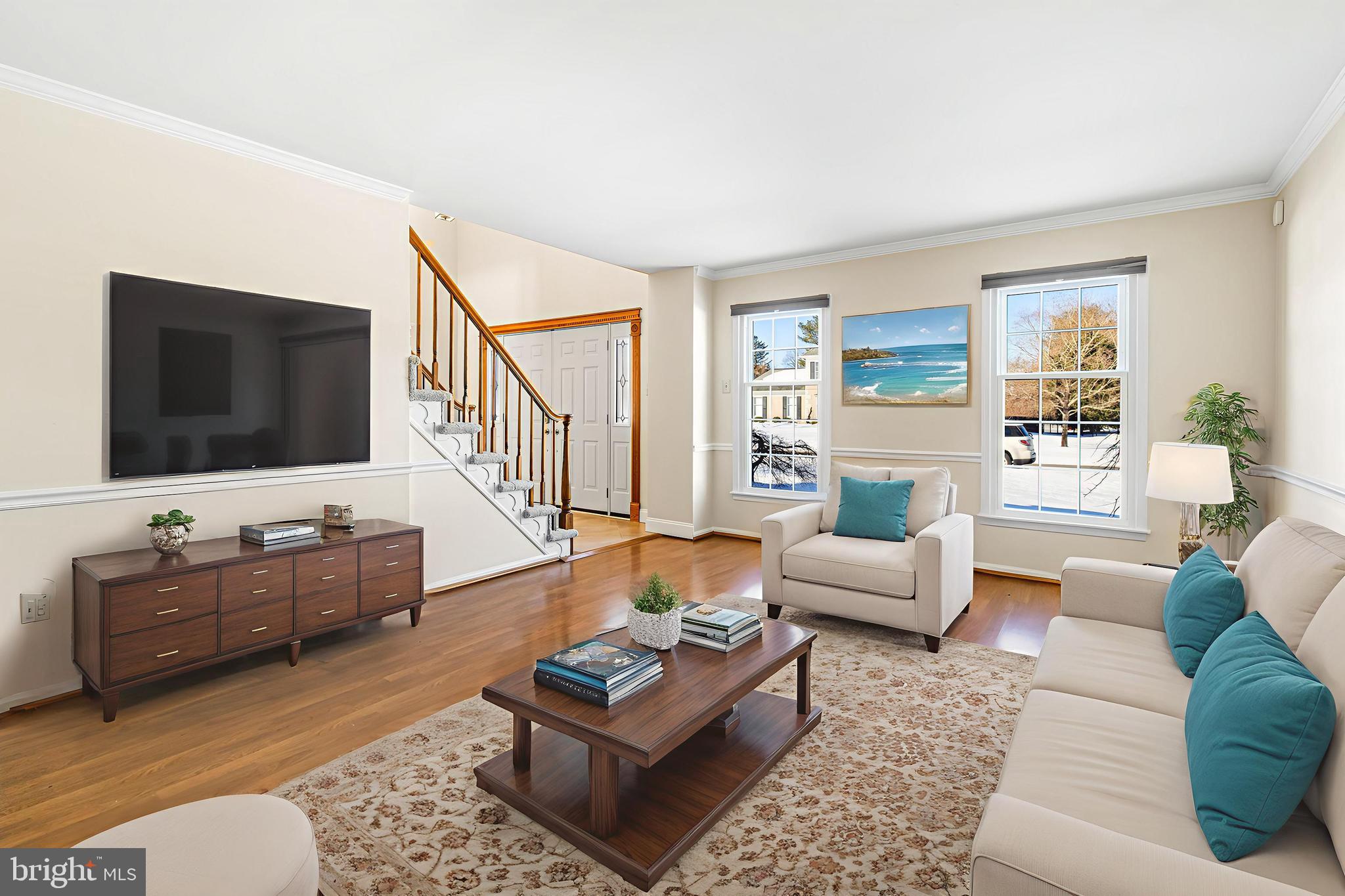 2249 Lilac Lane Jamison, PA 18929 - Photo 12 of 61 a living room with furniture and a flat screen tv