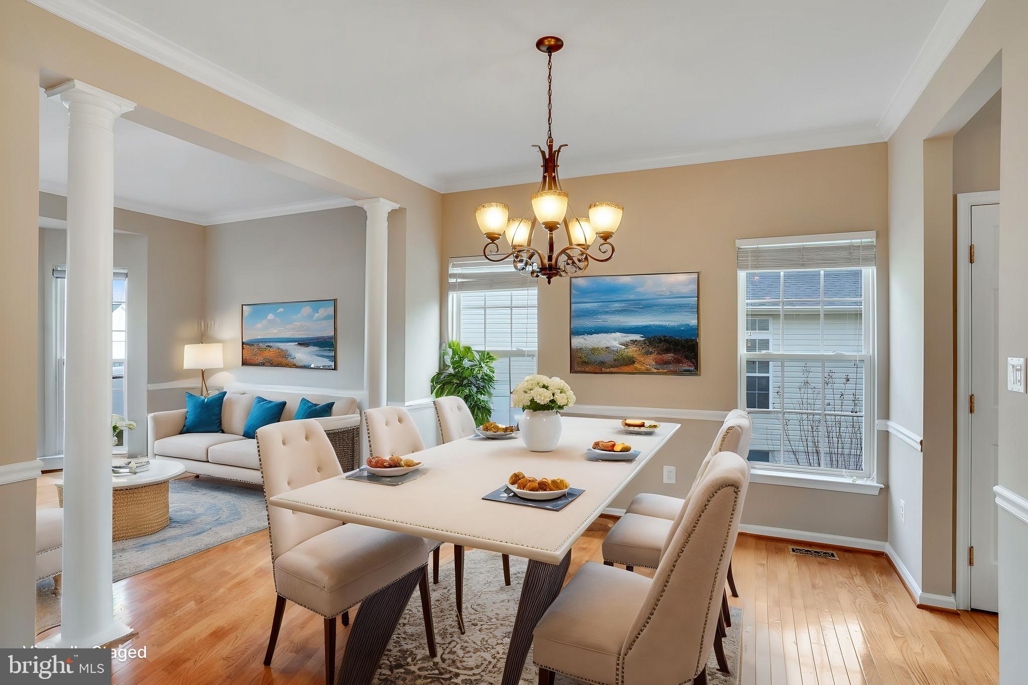 14481 Clubhouse Road Gainesville, VA 20155 - Photo 20 of 49 Virtually Staged Dining Room