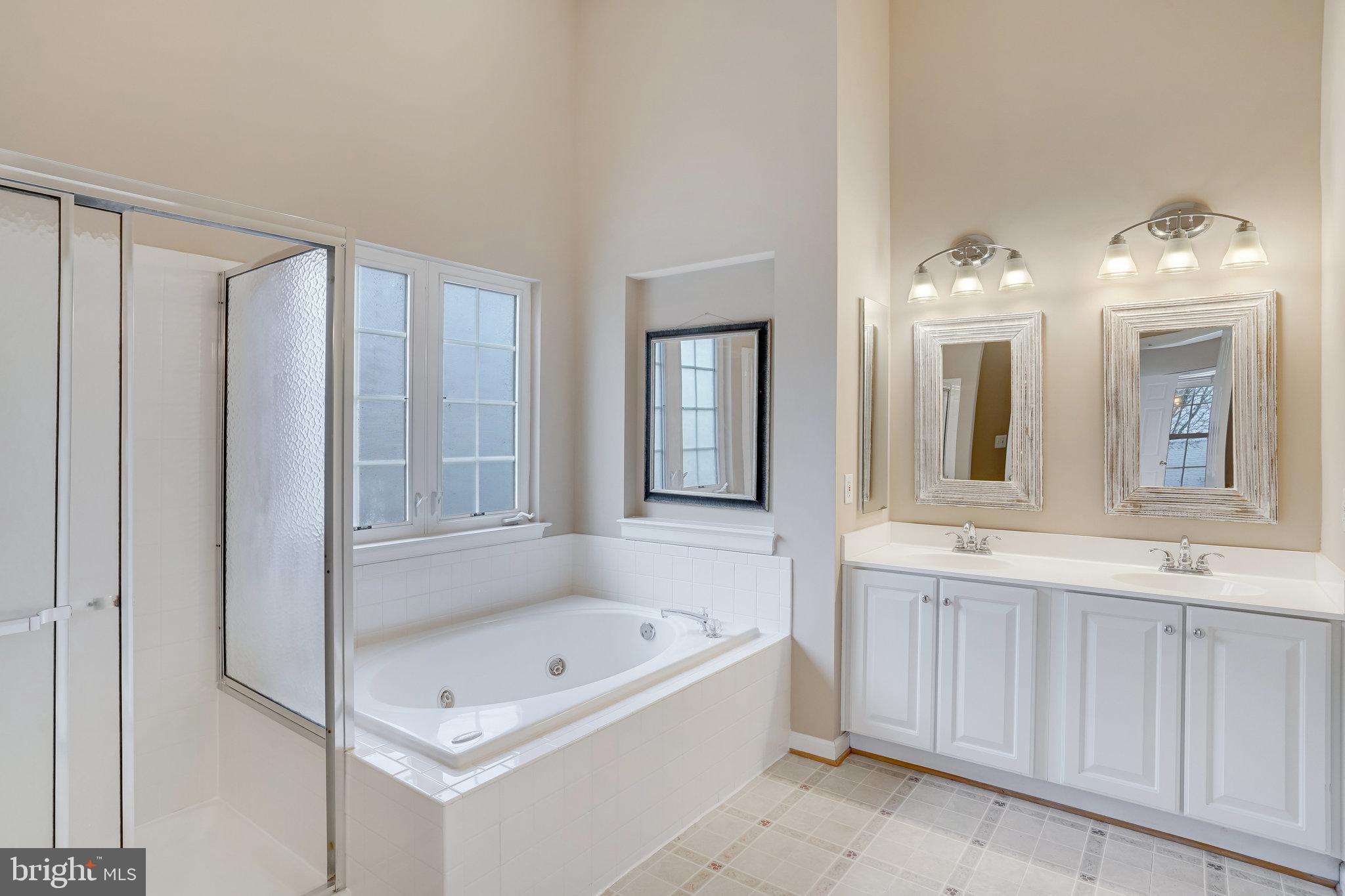 14481 Clubhouse Road Gainesville, VA 20155 - Photo 26 of 49 Primary Bath w/Jetted Tub & Double Vanity