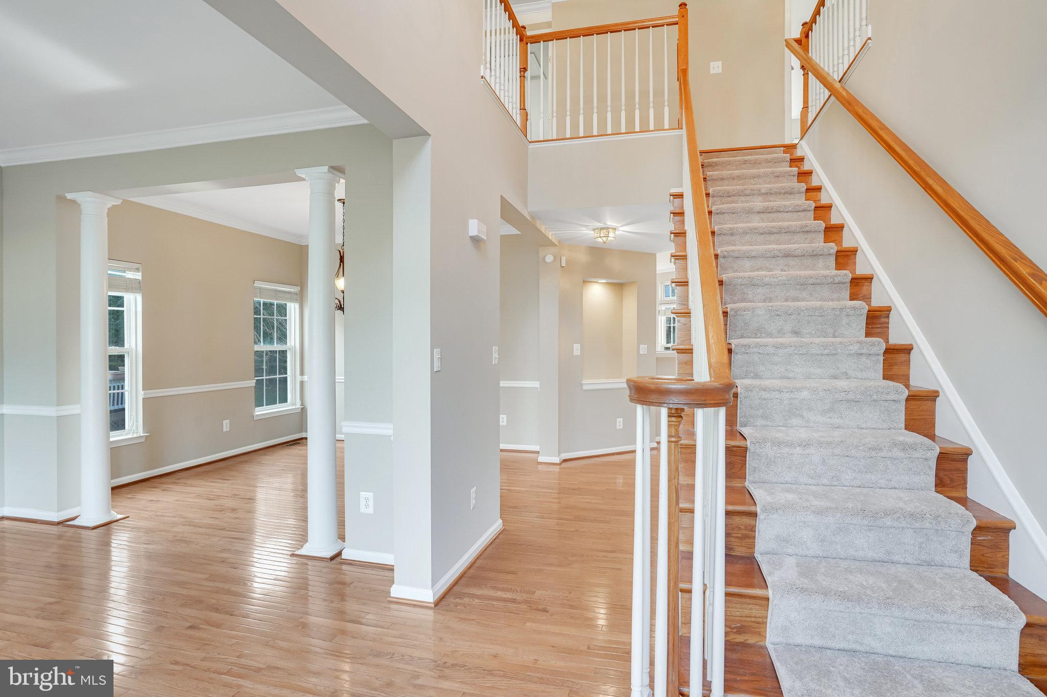 14481 Clubhouse Road Gainesville, VA 20155 - Photo 8 of 49 Grand 2 Story Foyer w/Hardwood Stairs & New Runner